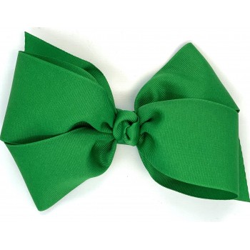 Green (Emerald Green) Grosgrain Bow - 6 Inch